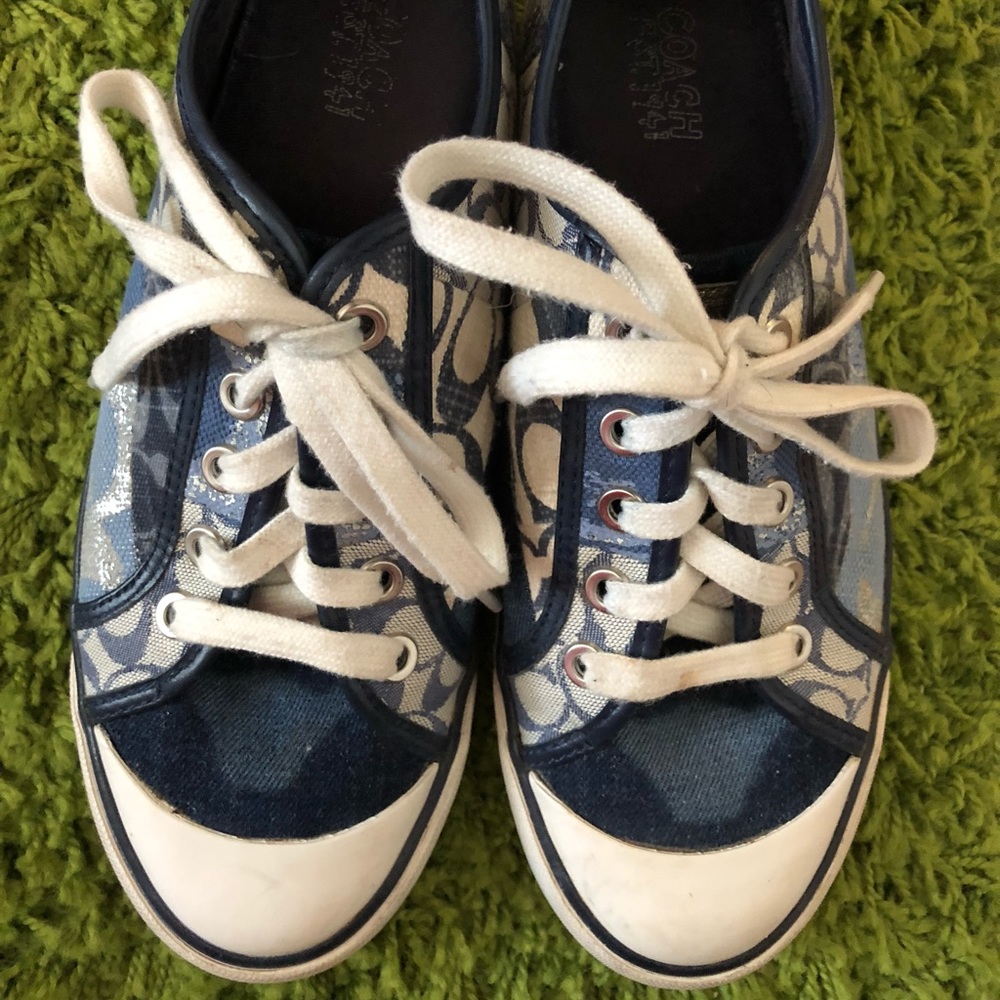 Coach Denim Patchwork Shoes